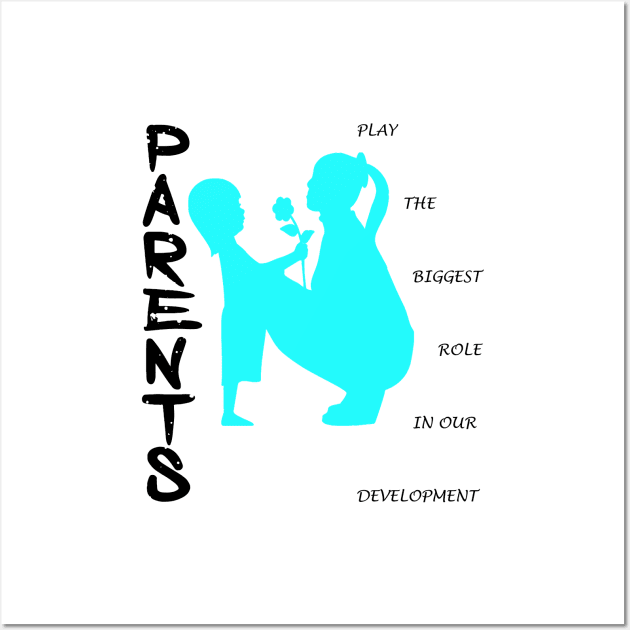 parents day Wall Art by Otaka-Design